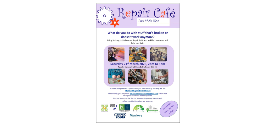 Fulbourn Repair Cafe