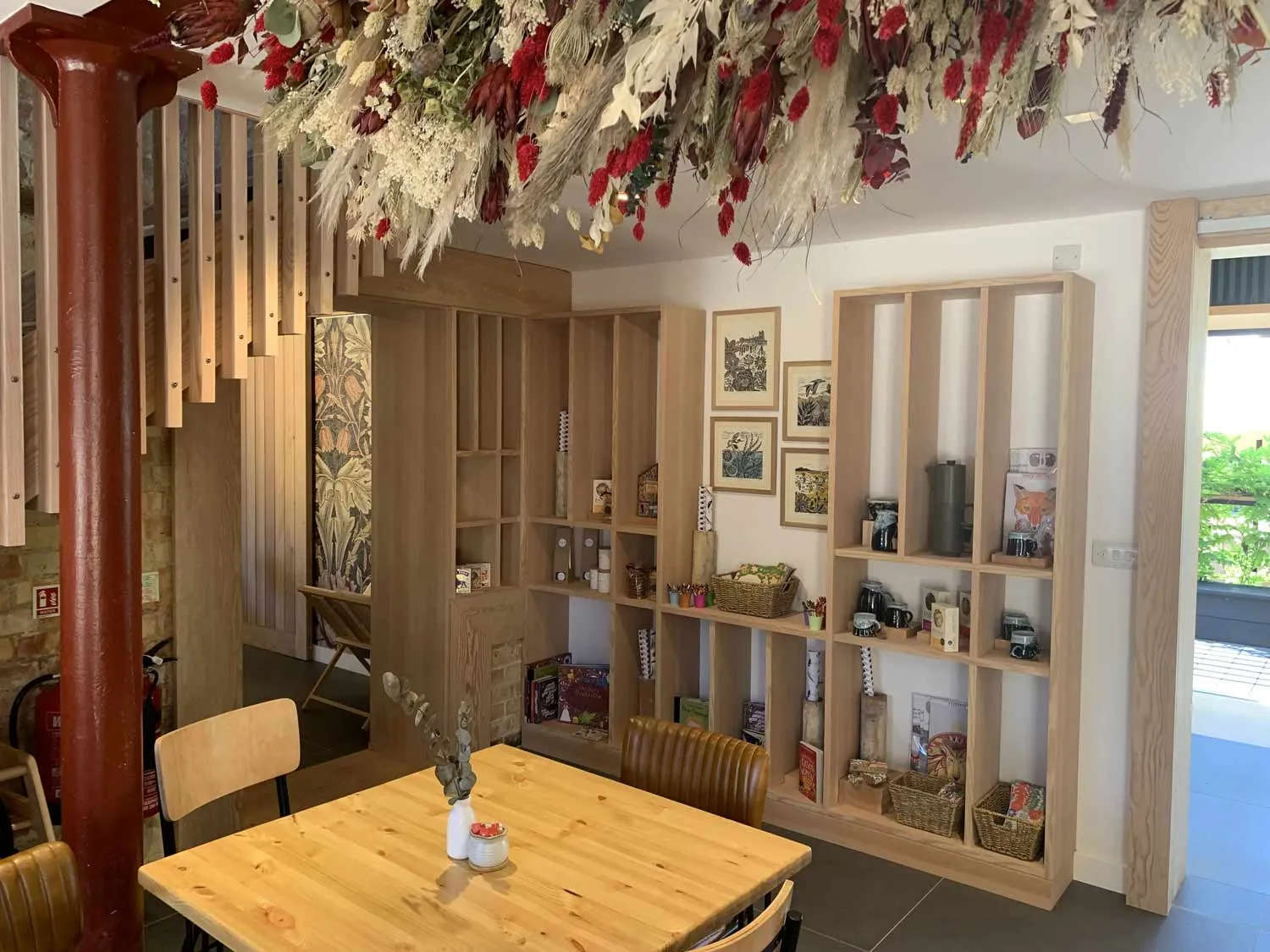 Cafe at Stapleford Granary - interior