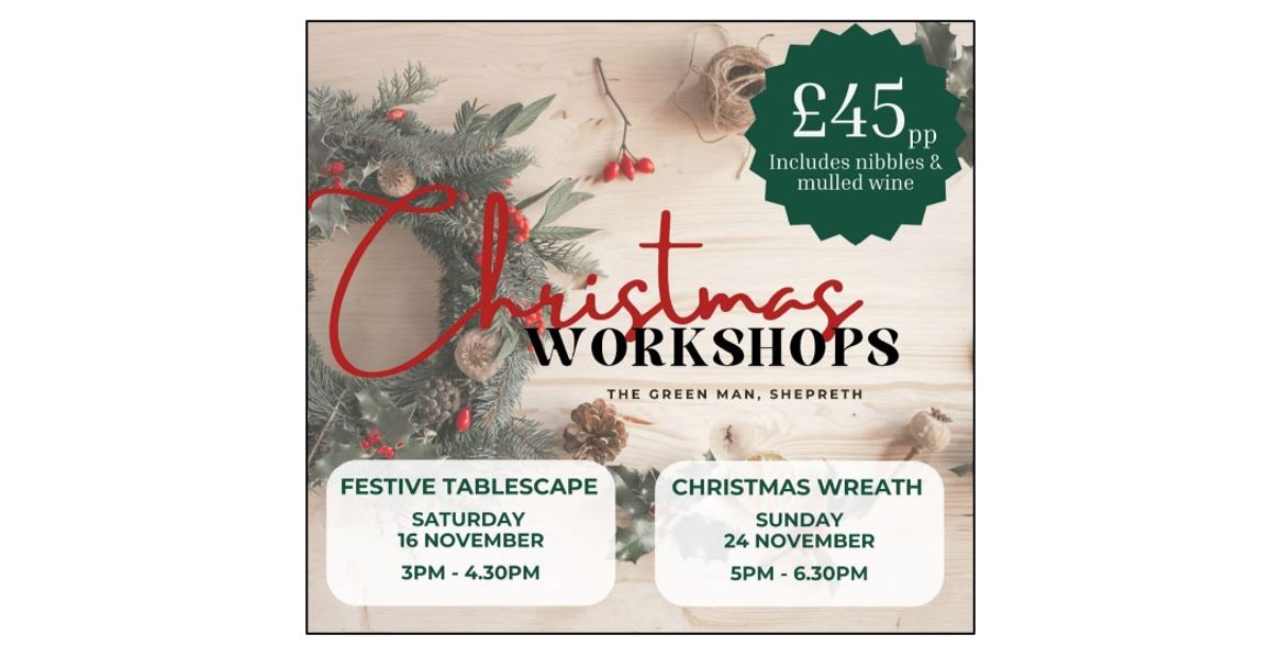 Christmas Workshops - Festive Tablescape
