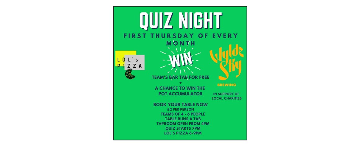 Wylde Sky Quiz Night
