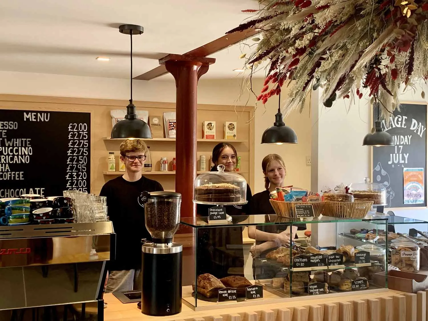 Cafe at Stapleford Granary - counter
